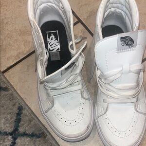 Vans Classic White High-Top Shoes